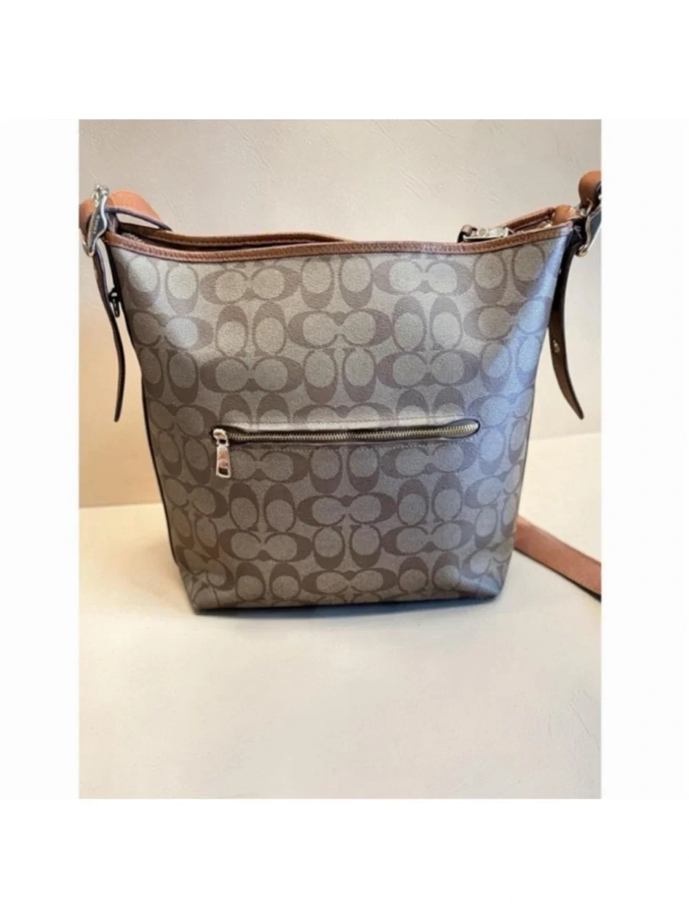 Coach signature scuffing trim